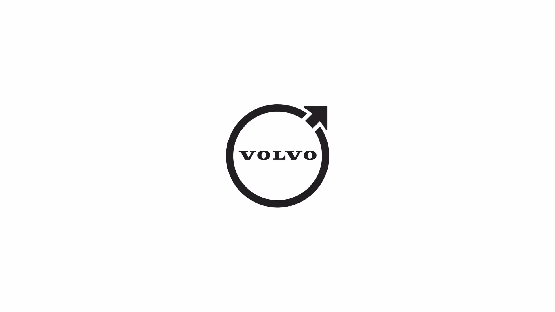 Логотип Volvo со словом «VOLVO» внутри круга со стрелкой, направленной по диагонали вверх вправо.