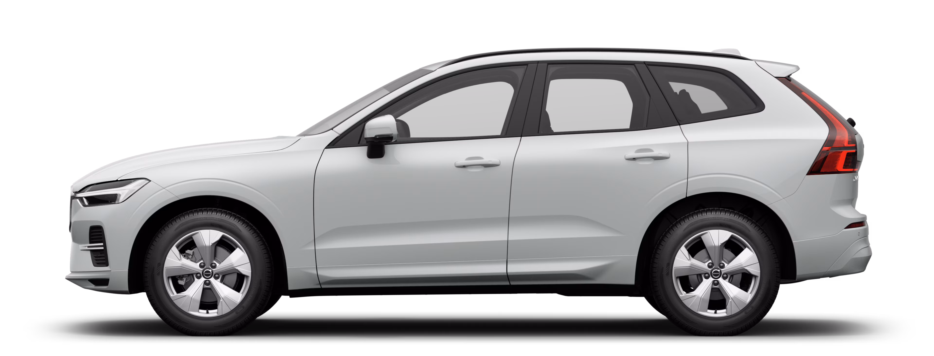 Вид сбоку на XC60 Мягкие гибриды