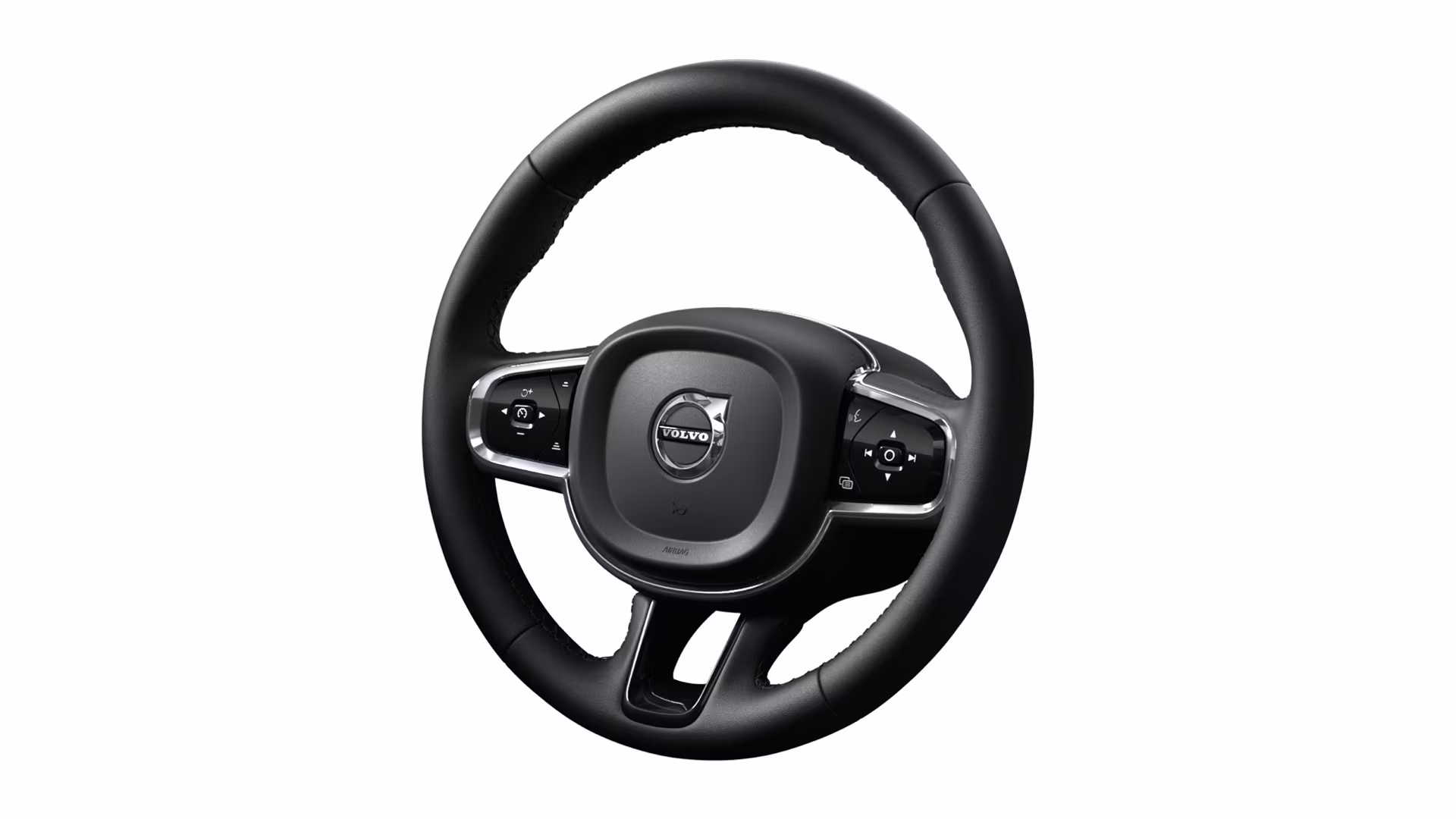 Рулевое колесо Volvo со встроенными кнопками управления.
