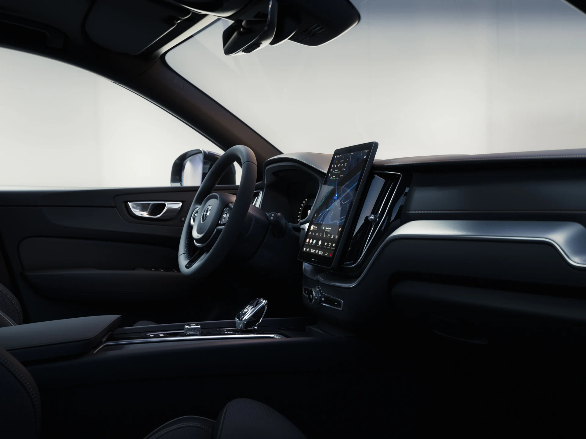 Салон мягкого гибрида Volvo XC60 Чёрная серия